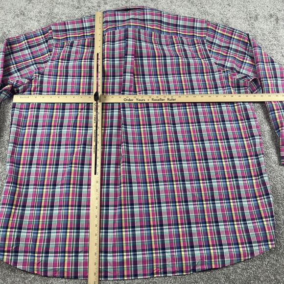Polo Ralph Lauren Button Down Shirt Mens 3XB Performance Plaid Wicking Cooling - Picture 11 of 15